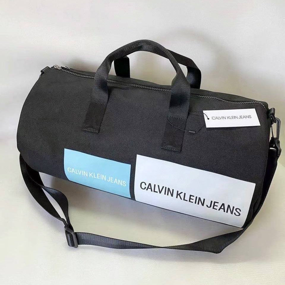 Calvin Klein Jeans Logo Patch Duffle Bag 💼 🏙️ 🎒