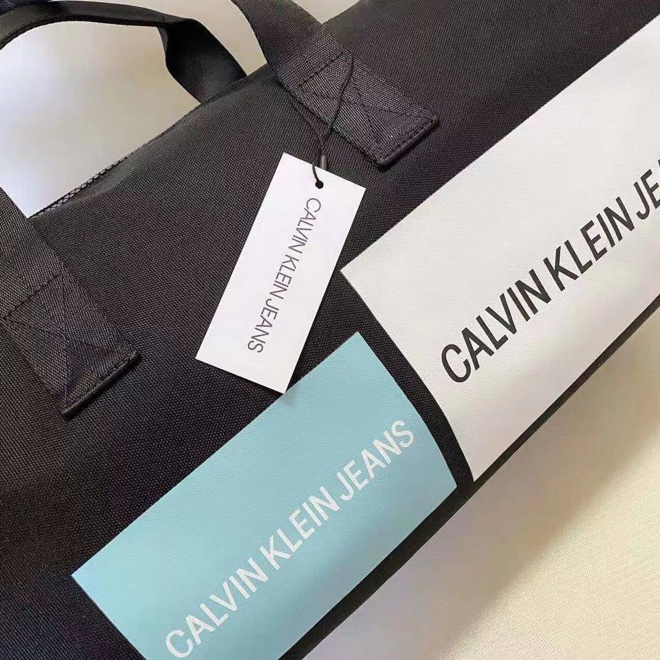 Calvin Klein Jeans Logo Patch Duffle Bag 💼 🏙️ 🎒