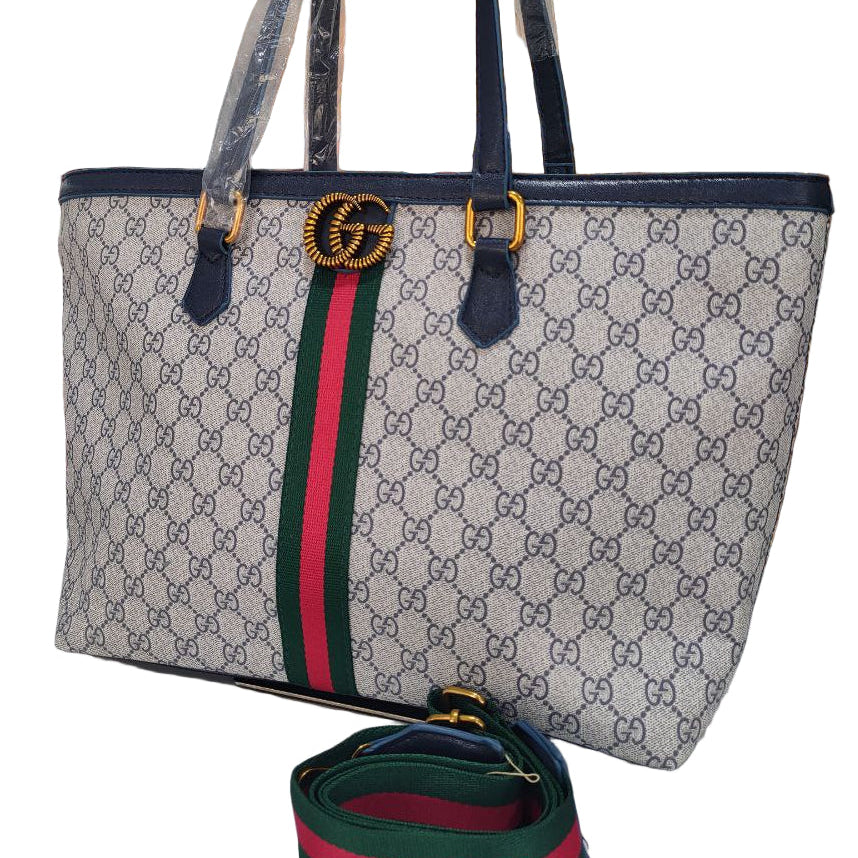 💙 Gucci Ophidia GG Supreme Tote Bag with Interlocking G 💚❤️