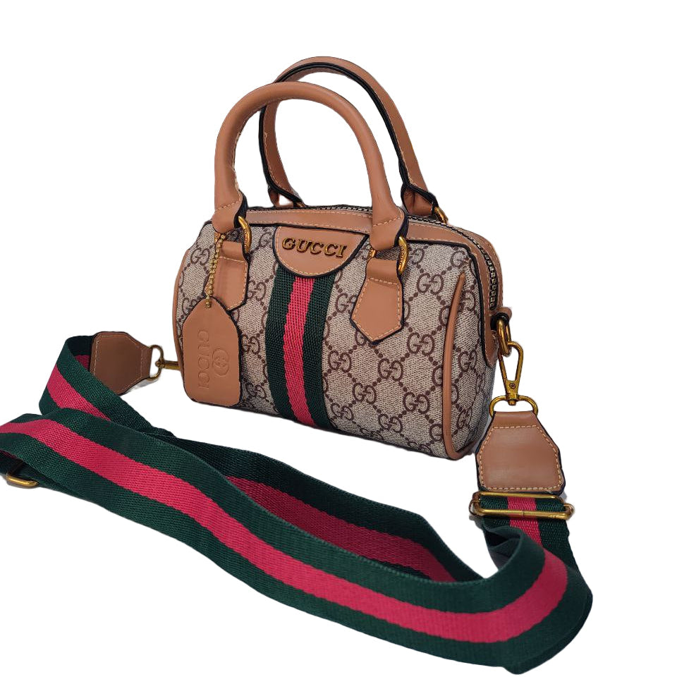👜 Gucci Ophidia GG Mini Boston Bag with Web Stripe 💚❤️