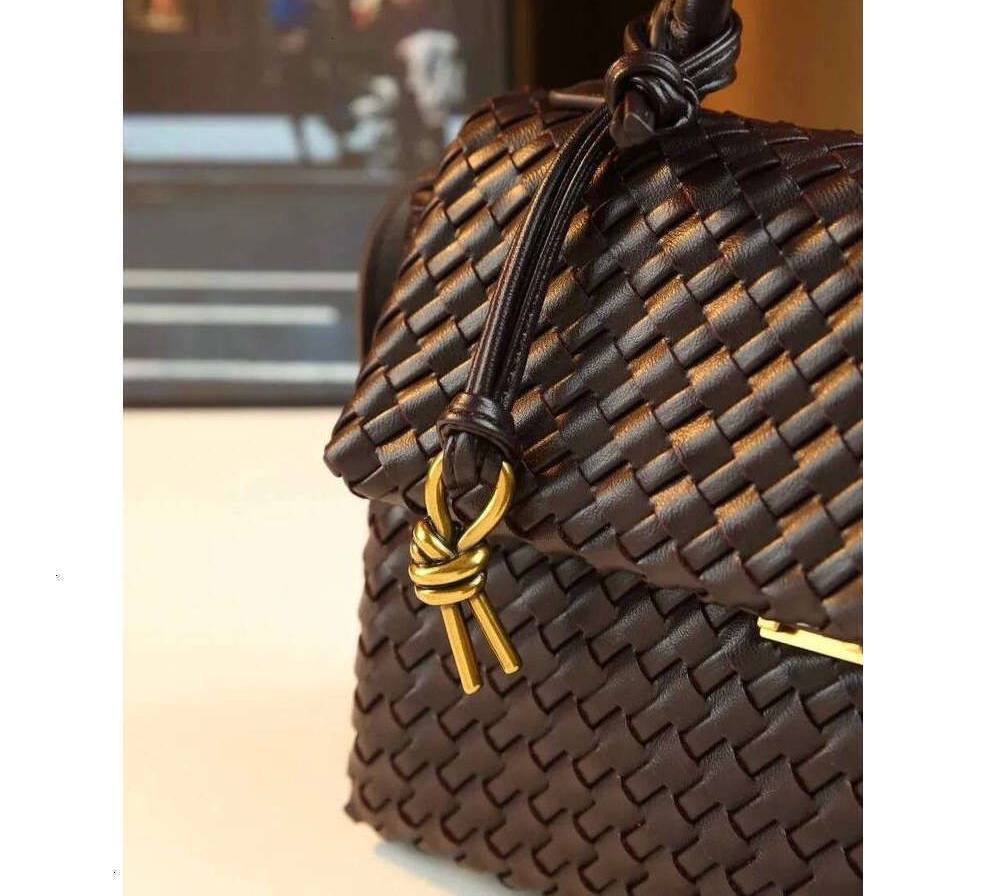 Sophisticated Woven Leather Top-Handle Handbag 👜✨💼