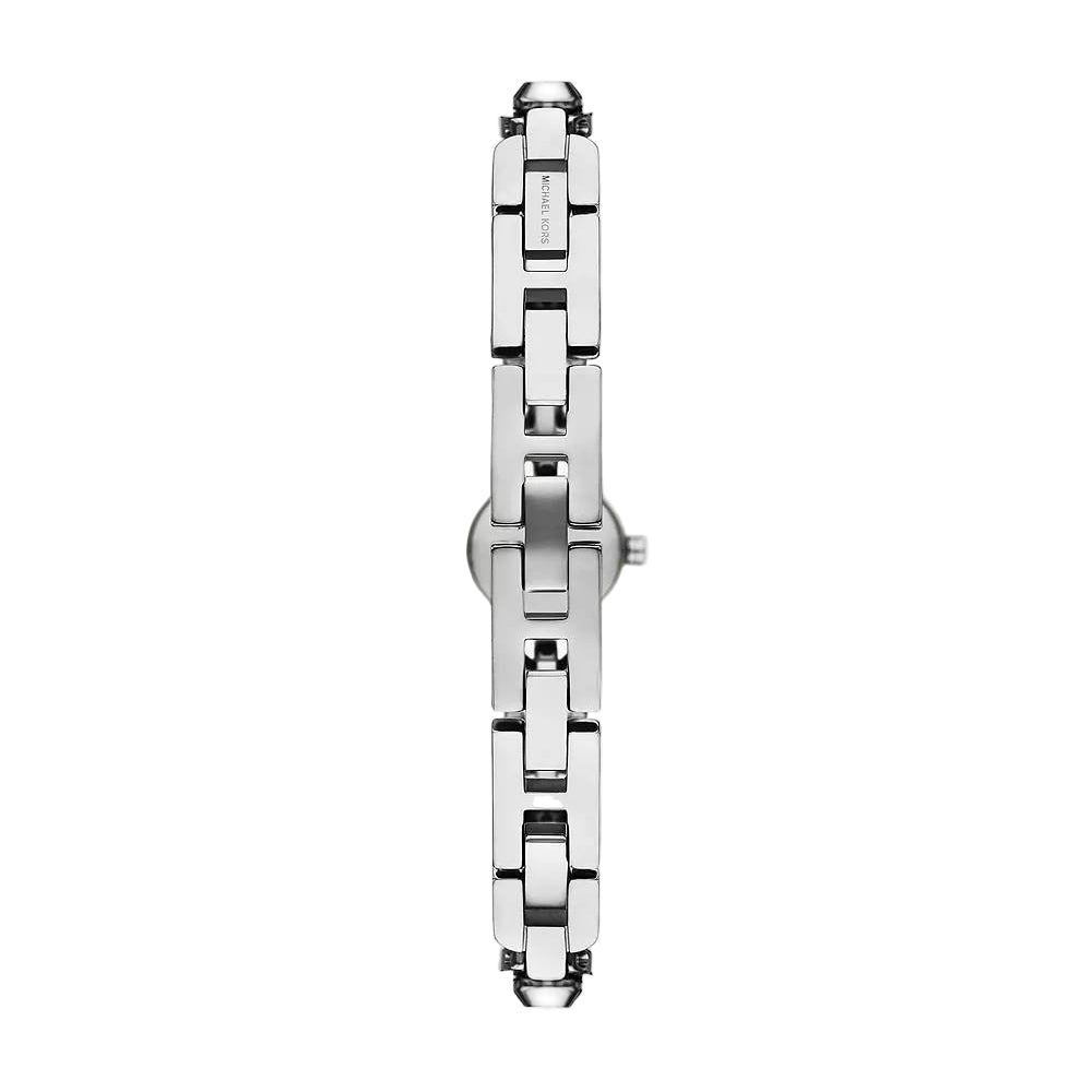 Michael Kors Women's Mini Silver-Tone Chain Link Bracelet Watch ⛓️🤍✨