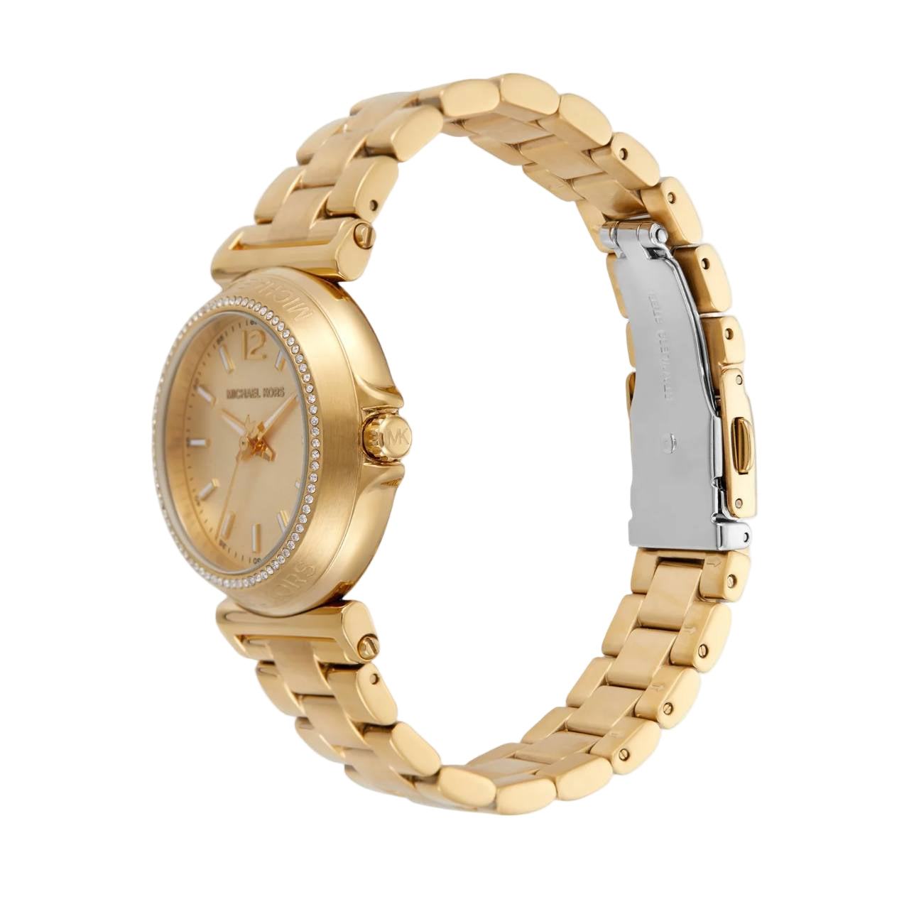 Michael Kors Women's Gold-Tone Pave Bezel Watch ✨💛⌚