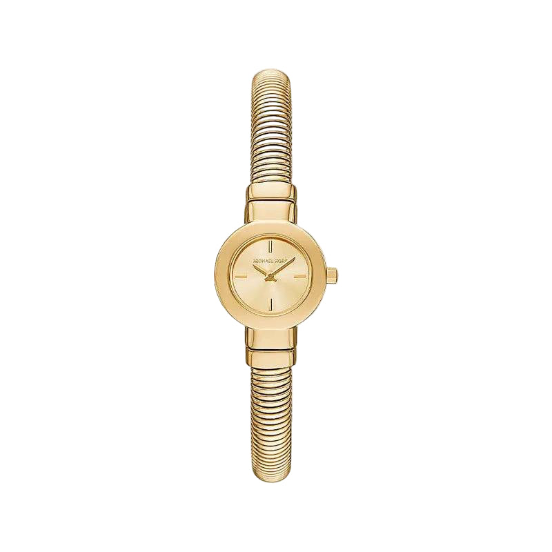 Michael Kors Women's Mini Gold-Tone Bangle Watch with Flexible Strap 💛⌚💫