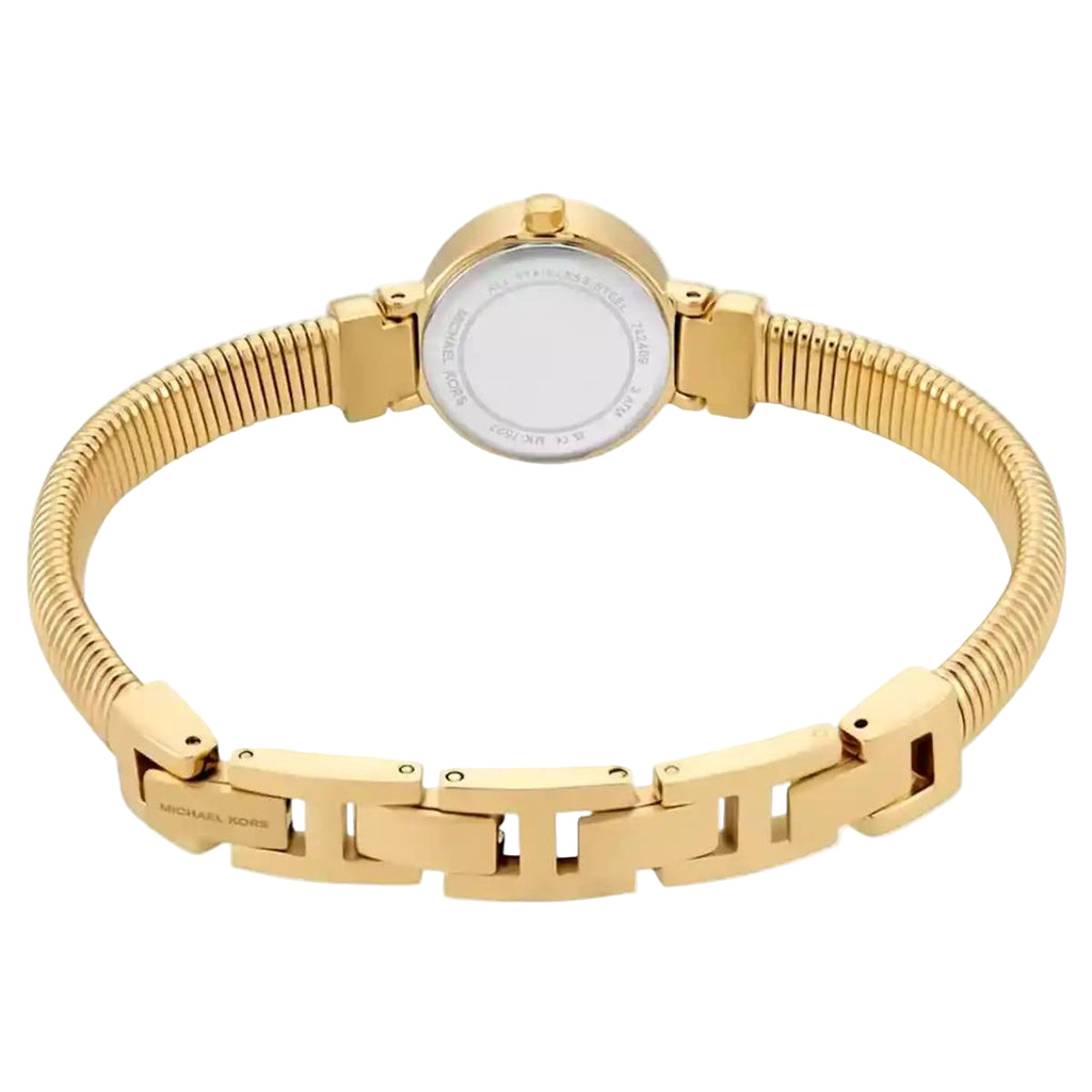 Michael Kors Women's Mini Gold-Tone Bangle Watch with Flexible Strap 💛⌚💫