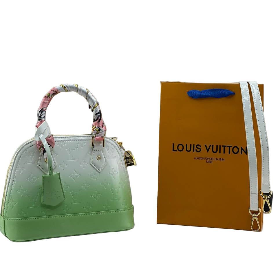 💚 Louis Vuitton Vernis Alma BB Ombré Gradient Bag 🤍