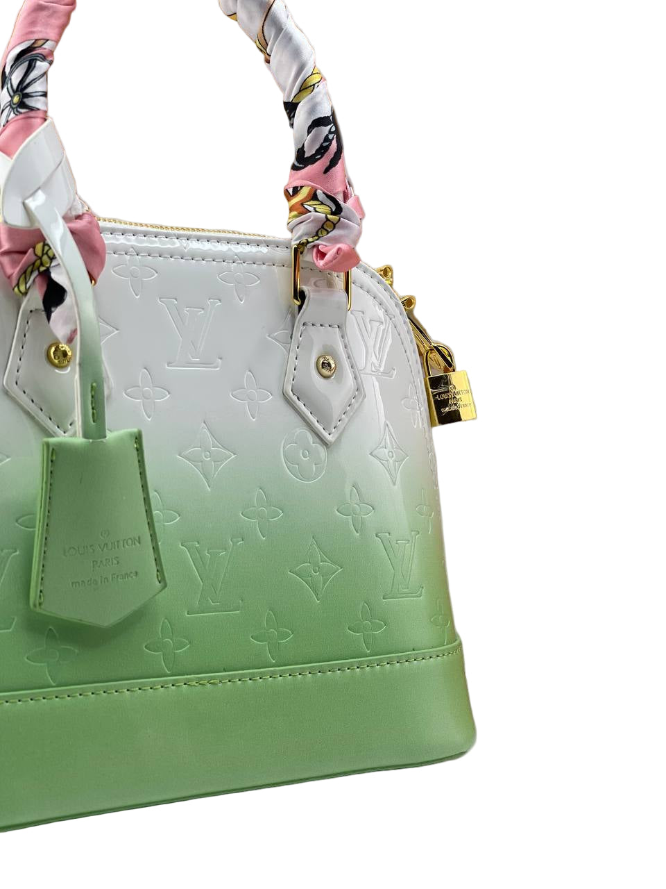 💚 Louis Vuitton Vernis Alma BB Ombré Gradient Bag 🤍