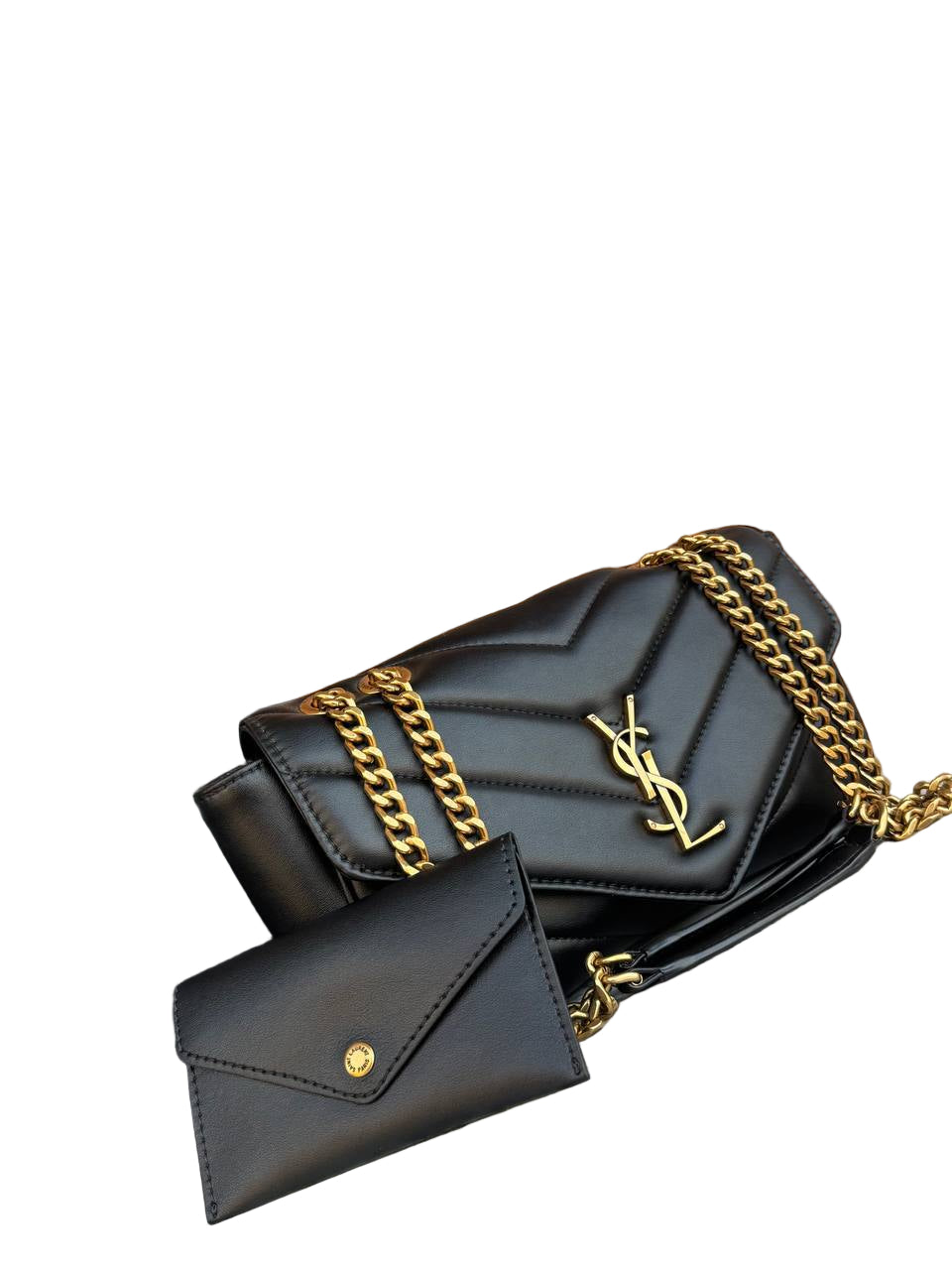 Saint Laurent Loulou Puffer Mini Bag Black YSL 🖤⚜️✨