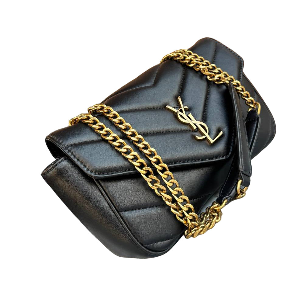 Saint Laurent Loulou Puffer Mini Bag Black YSL 🖤⚜️✨