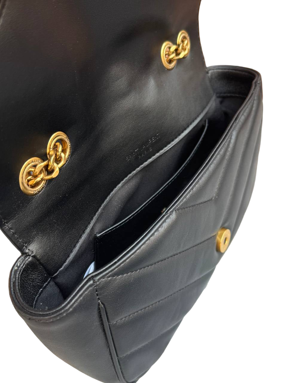 Saint Laurent Loulou Puffer Mini Bag Black YSL 🖤⚜️✨