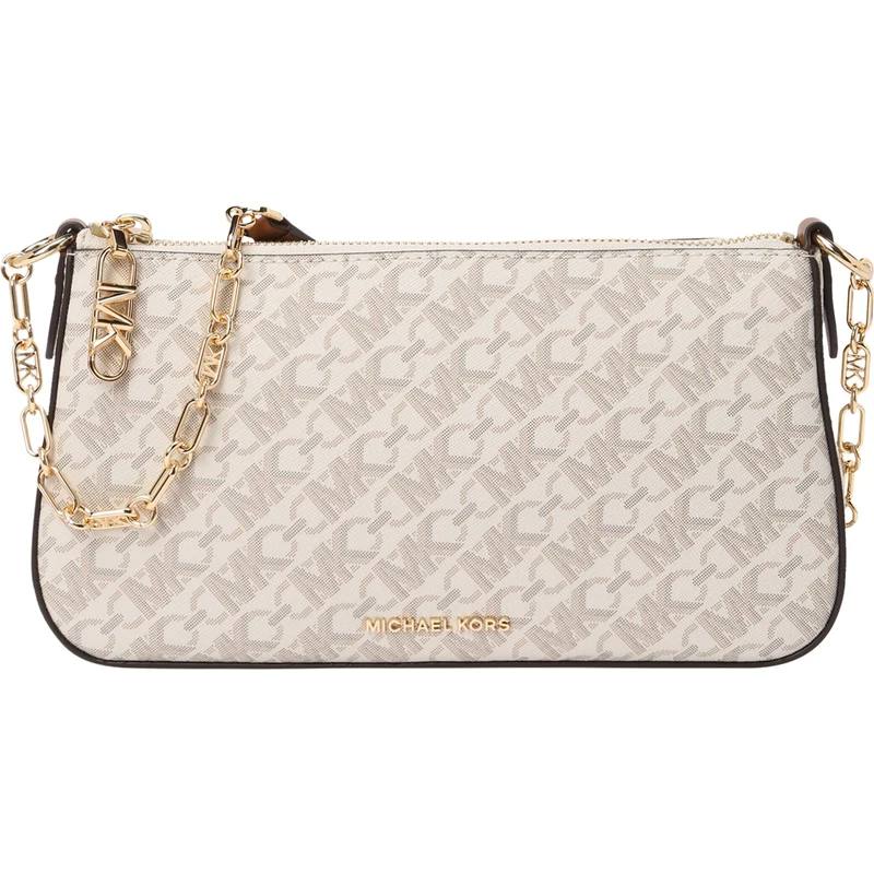 Michael Kors Jet Set Charm Small Logo Shoulder Bag Vanilla 🍦🌟👜