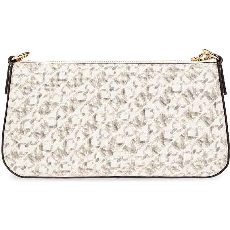 Michael Kors Jet Set Charm Small Logo Shoulder Bag Vanilla 🍦🌟👜