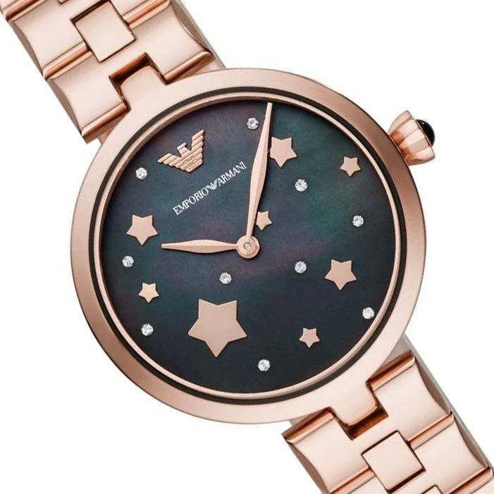 Emporio Armani Celestial Rose Gold Star Dial Watch 💫💖⭐