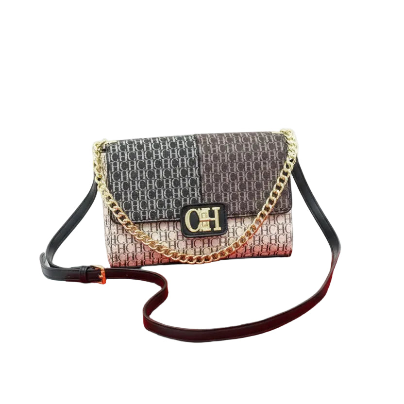 CH Carolina Herrera Monogram Chain Crossbody Bag 👜✨