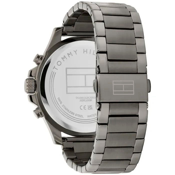 Tommy Hilfiger Men's Chronograph Green Dial Gunmetal Sport Watch ⌚️🪖⚙️