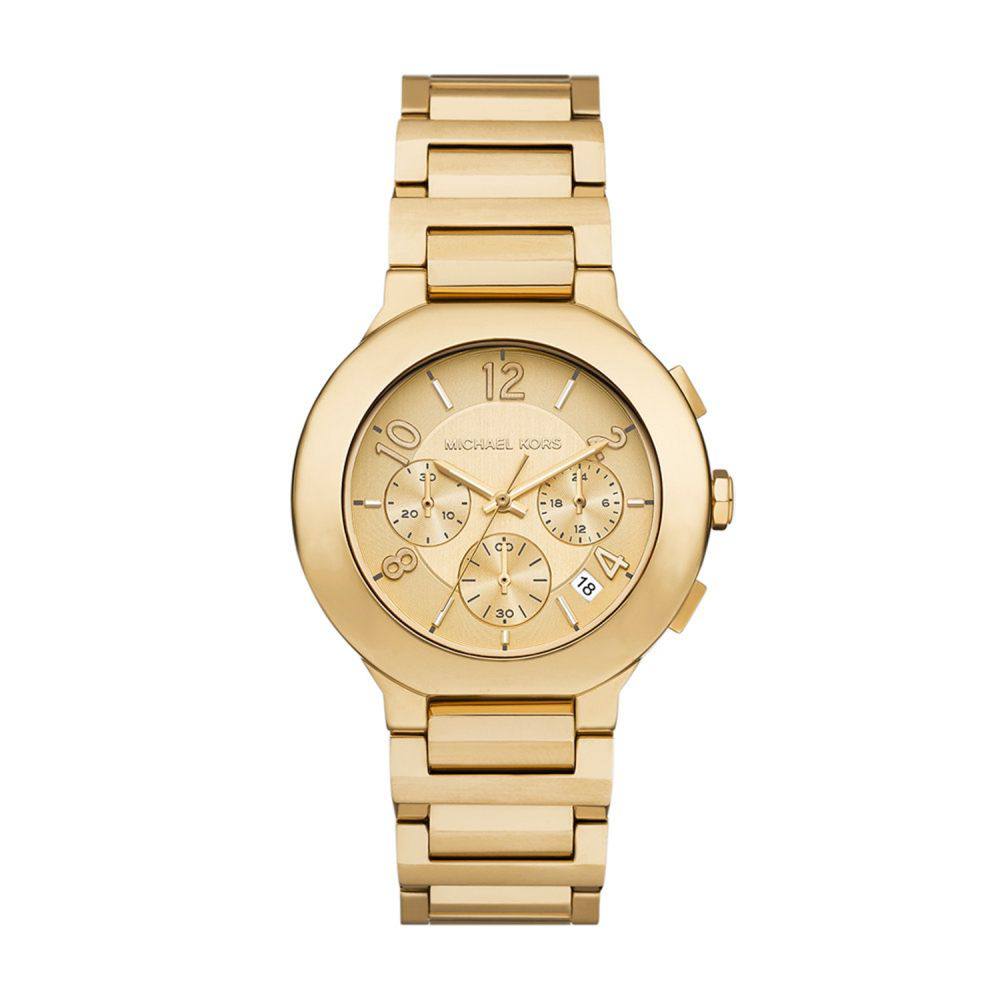 Michael Kors Lexington Gold Chronograph Watch 🌟💛⏱️
