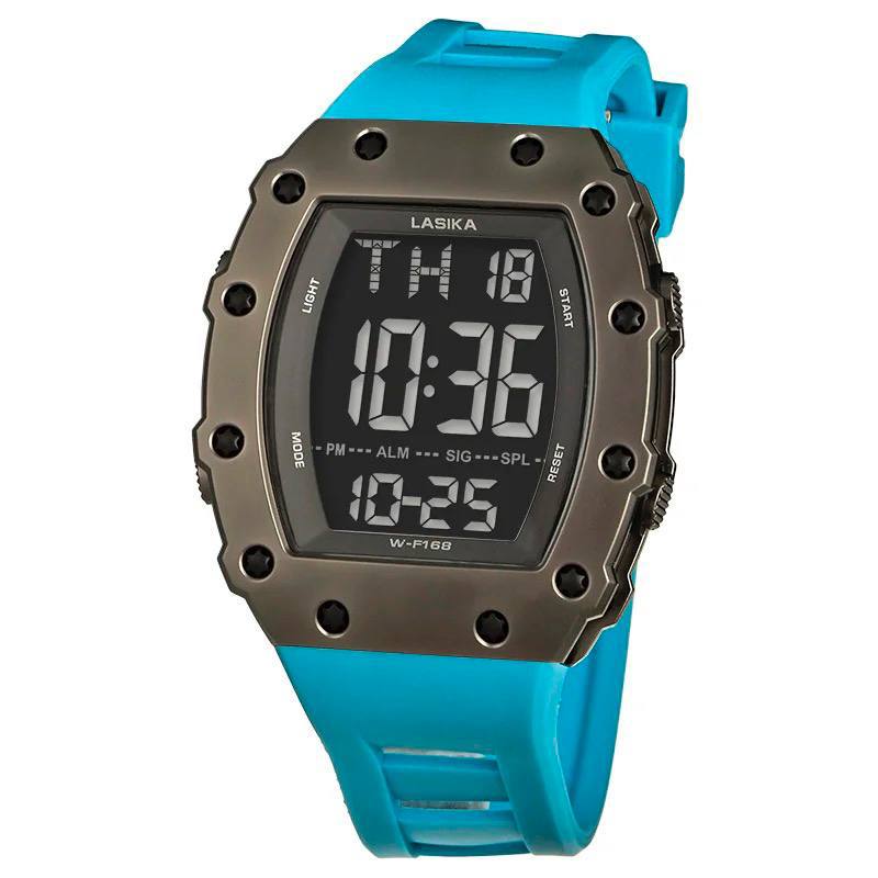 LASIKA W-F168 Rugged Digital Sport Watch in Electric Blue ⌚️💎⚡️
