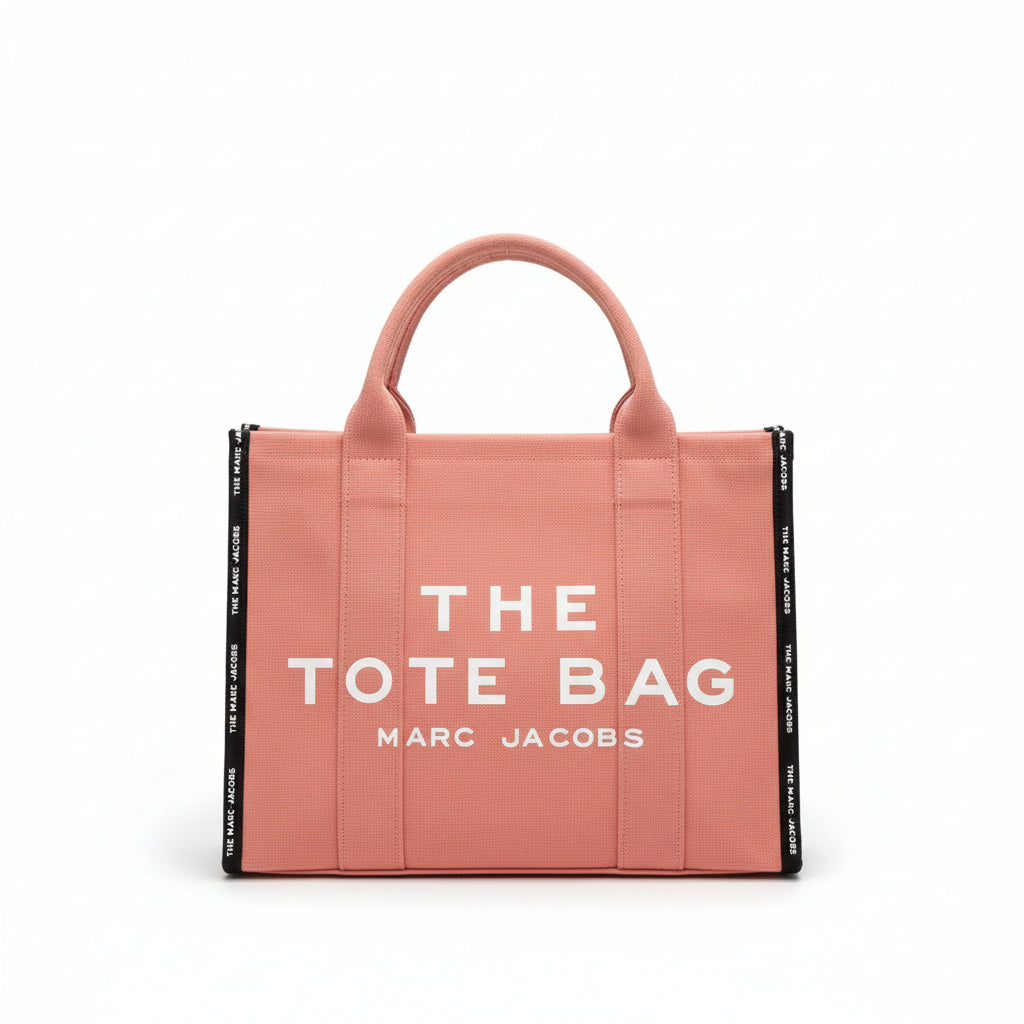 Marc Jacobs The Mini Tote Bag in Peachy Pink Canvas 🌸🎀🛍️