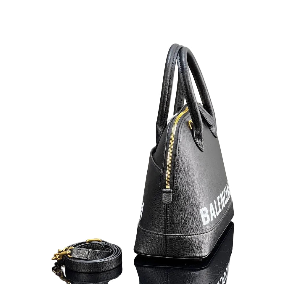 Balenciaga Ville Top Handle Bag in Grained Leather 👜🖤✨
