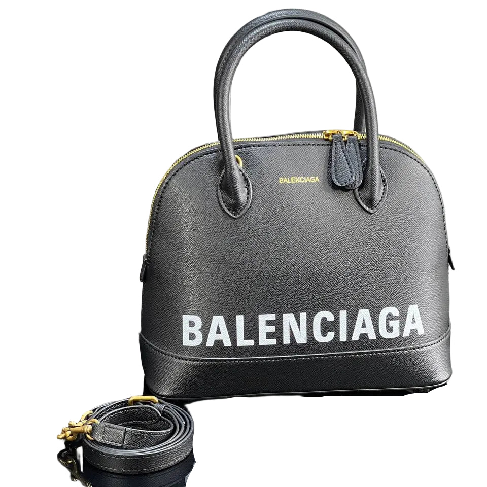 Balenciaga Ville Top Handle Bag in Grained Leather 👜🖤✨