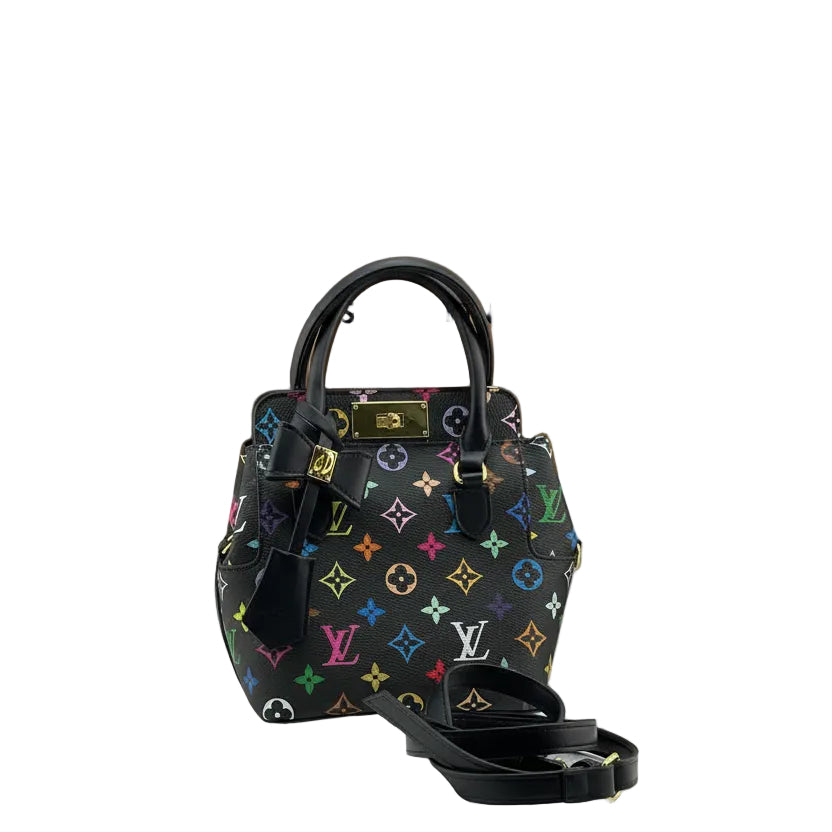 Louis Vuitton Multicolor Monogram Handbag with Bow Accent 👜🌈✨