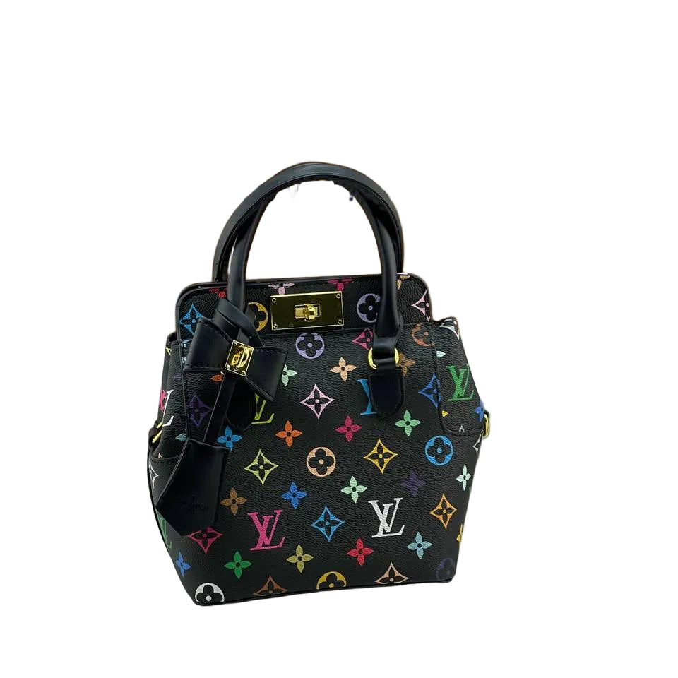 Louis Vuitton Multicolor Monogram Handbag with Bow Accent 👜🌈✨