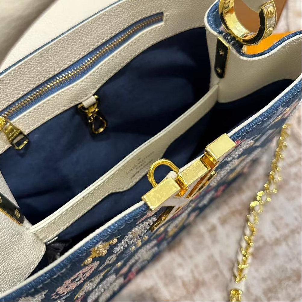 Louis Vuitton Capucines BB Multicolor Crystal Monogram Handbag 💎✨👜