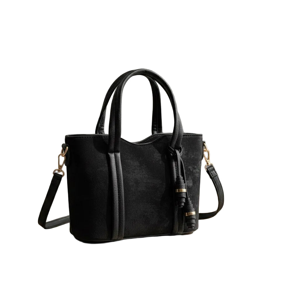 Elegant Noir Tassel Handbag 👜✨🖤