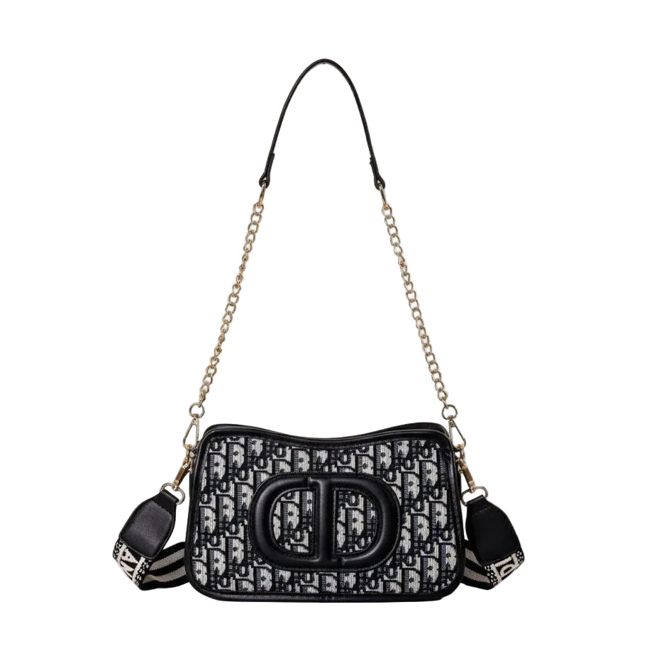 Dior Oblique Canvas Handbag with Signature CD Logo 👜✨🖤