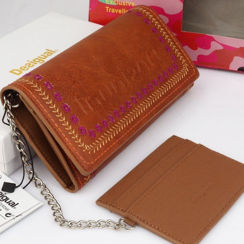 Desigual Black Wallet Mirror original with box 🖤 Modern Chic 💃
