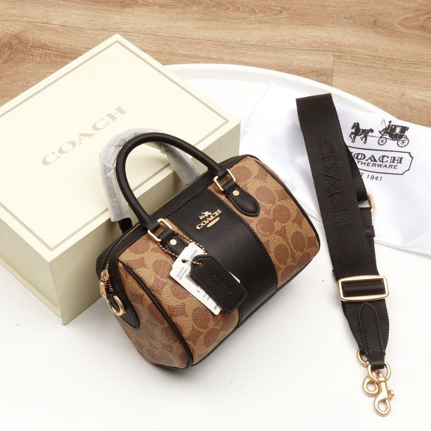 Coach Micro Rowan Satchel in Signature Canvas 👜✨💼