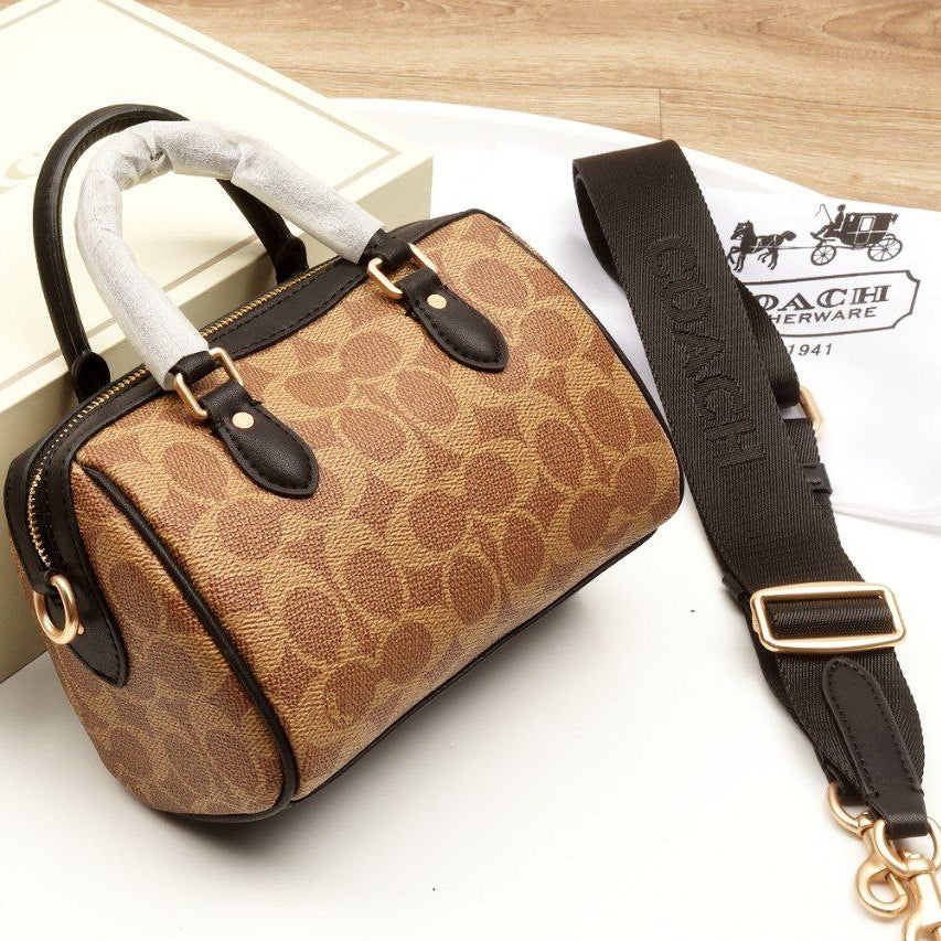 Coach Micro Rowan Satchel in Signature Canvas 👜✨💼