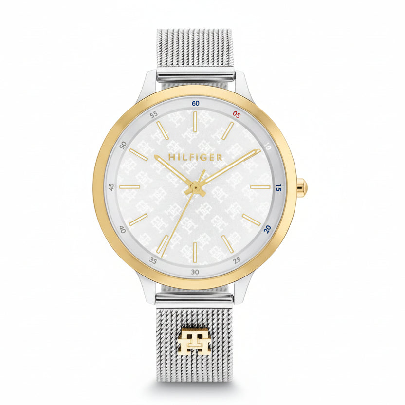 Tommy Hilfiger Two-Tone Mesh Bracelet Watch ✨⌚️⭐