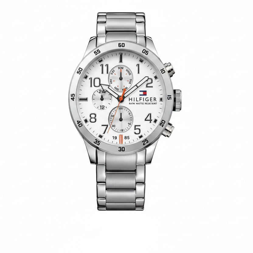 Tommy Hilfiger Men's Multi-Dial Stainless Steel Watch ⌚✨🏙️