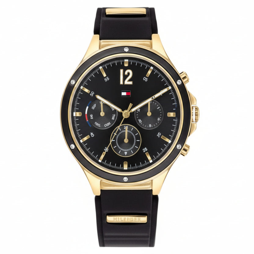 Tommy Hilfiger Multi-Dial Watch with Gold Accents ⌚✨🏆