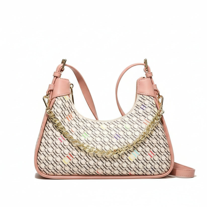 CH Carolina Herrera Monogram Canvas Hobo Bag 🌸✨👜