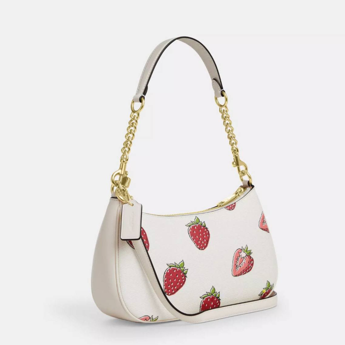Coach Teri Shoulder Bag with Strawberry Print 🍓👜✨