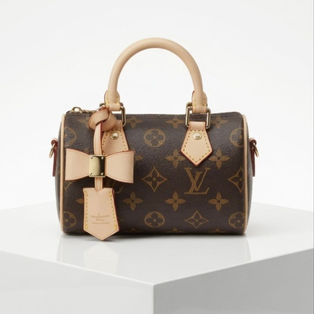 Louis Vuitton Monogram Nano Speedy with Custom Bag Charms 🧳🍬🎀