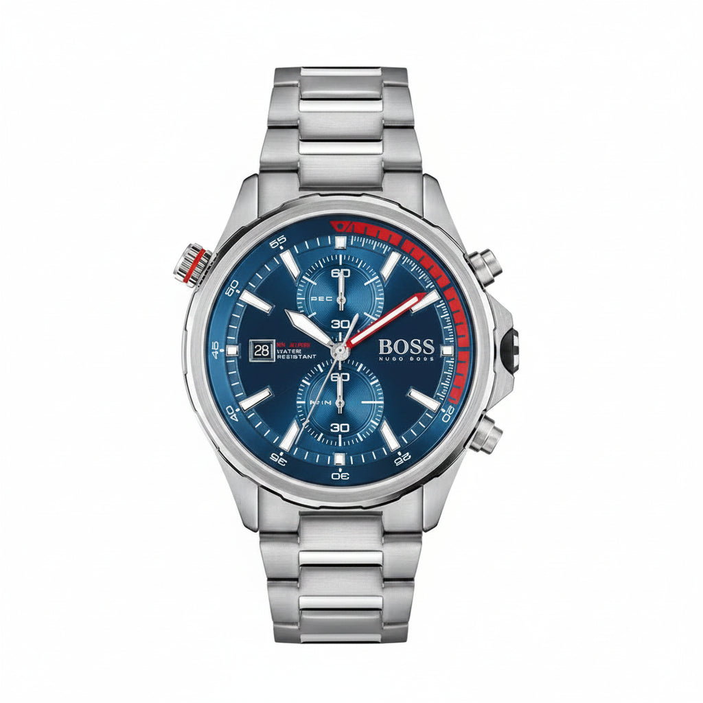 Hugo Boss Ocean Edition Chronograph Men's Watch in Navy and Green ⌚️🌊✨