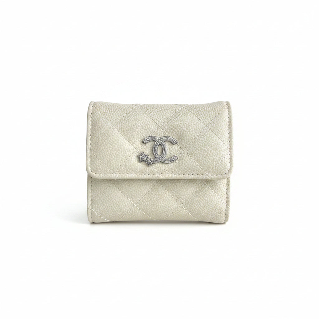 Chanel Star Embellished Caviar Wallet ✨👜💫