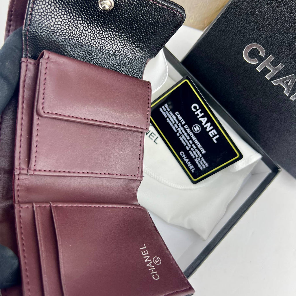 Chanel Star Embellished Caviar Wallet ✨👜💫