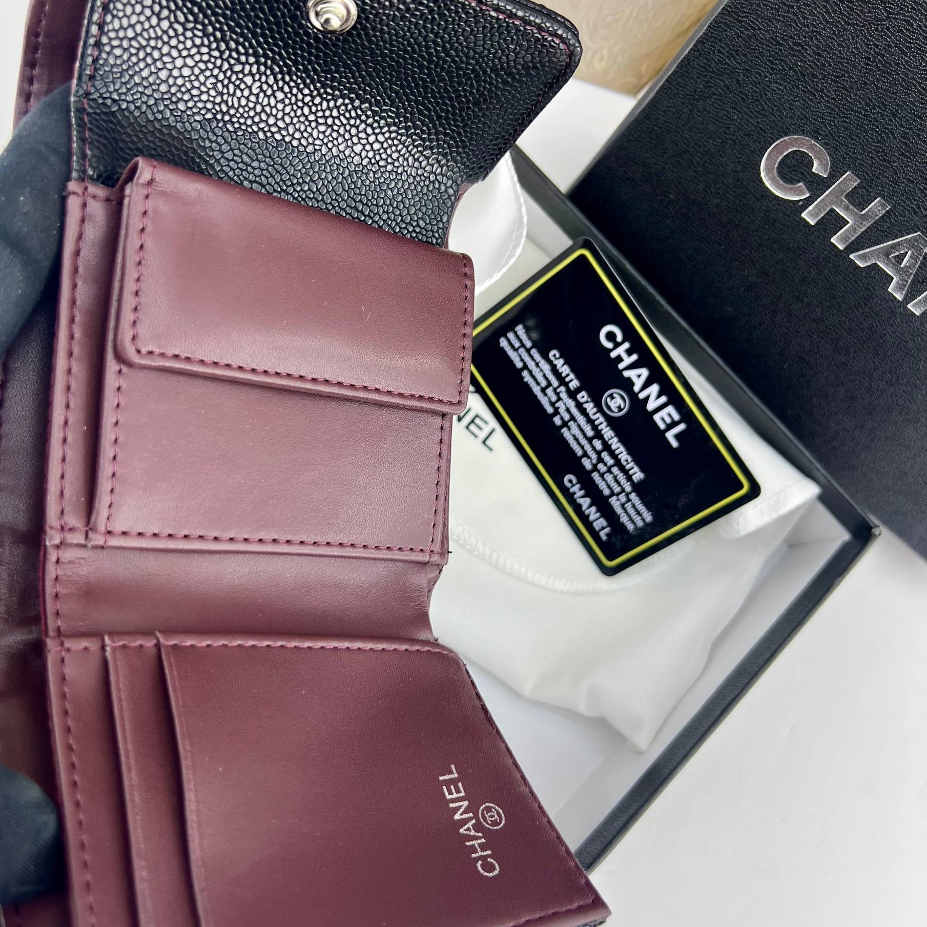 Chanel Star Embellished Caviar Wallet ✨👜💫