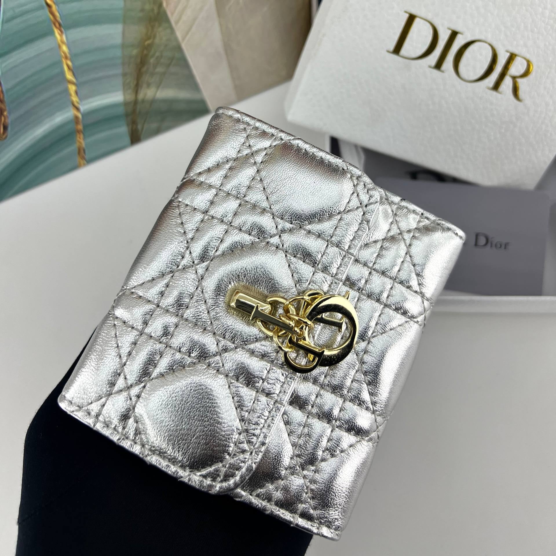 Lady Dior Compact Wallet Dior 👛✨🌟