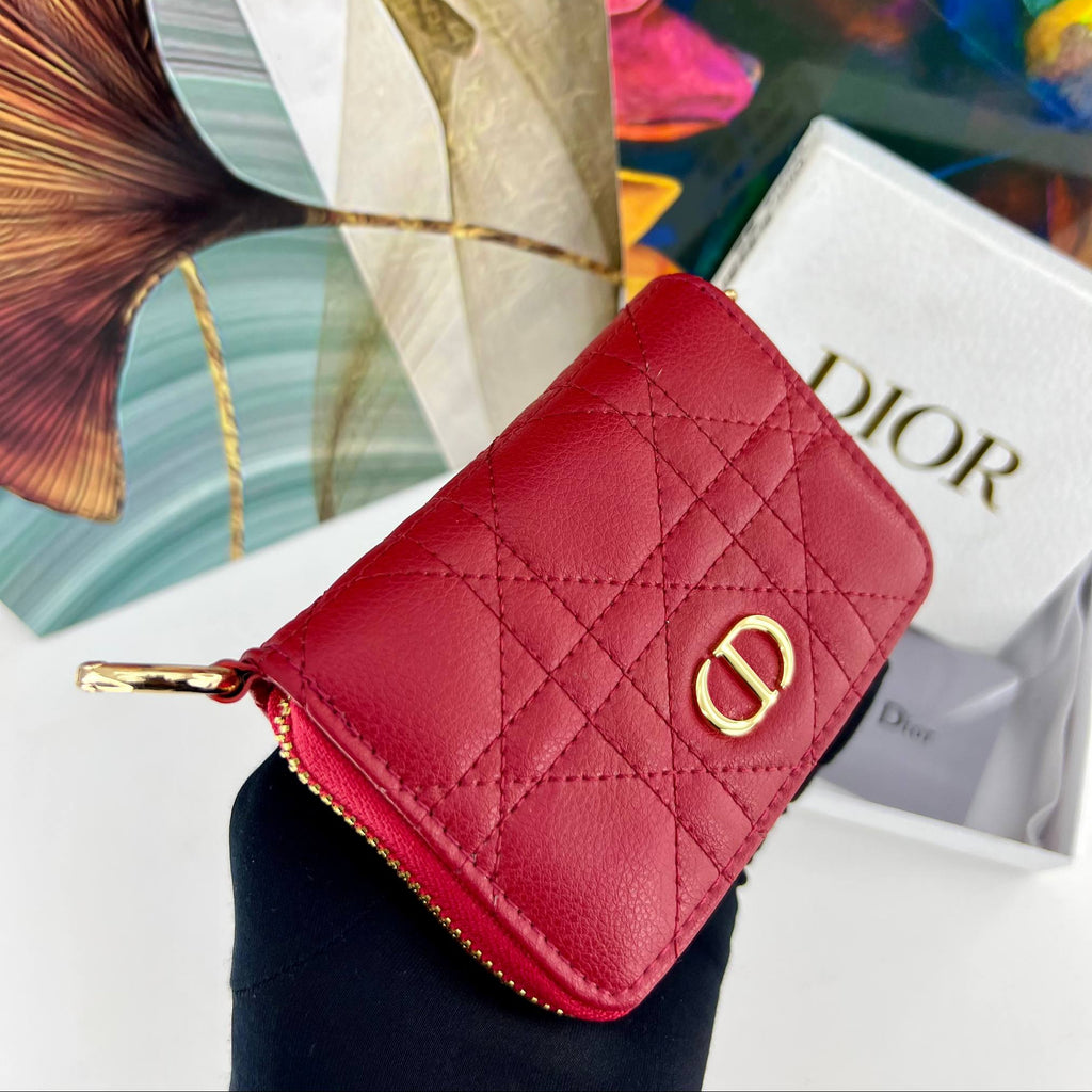 Caro Compact Zipped Wallet Dior 🖤✨👜