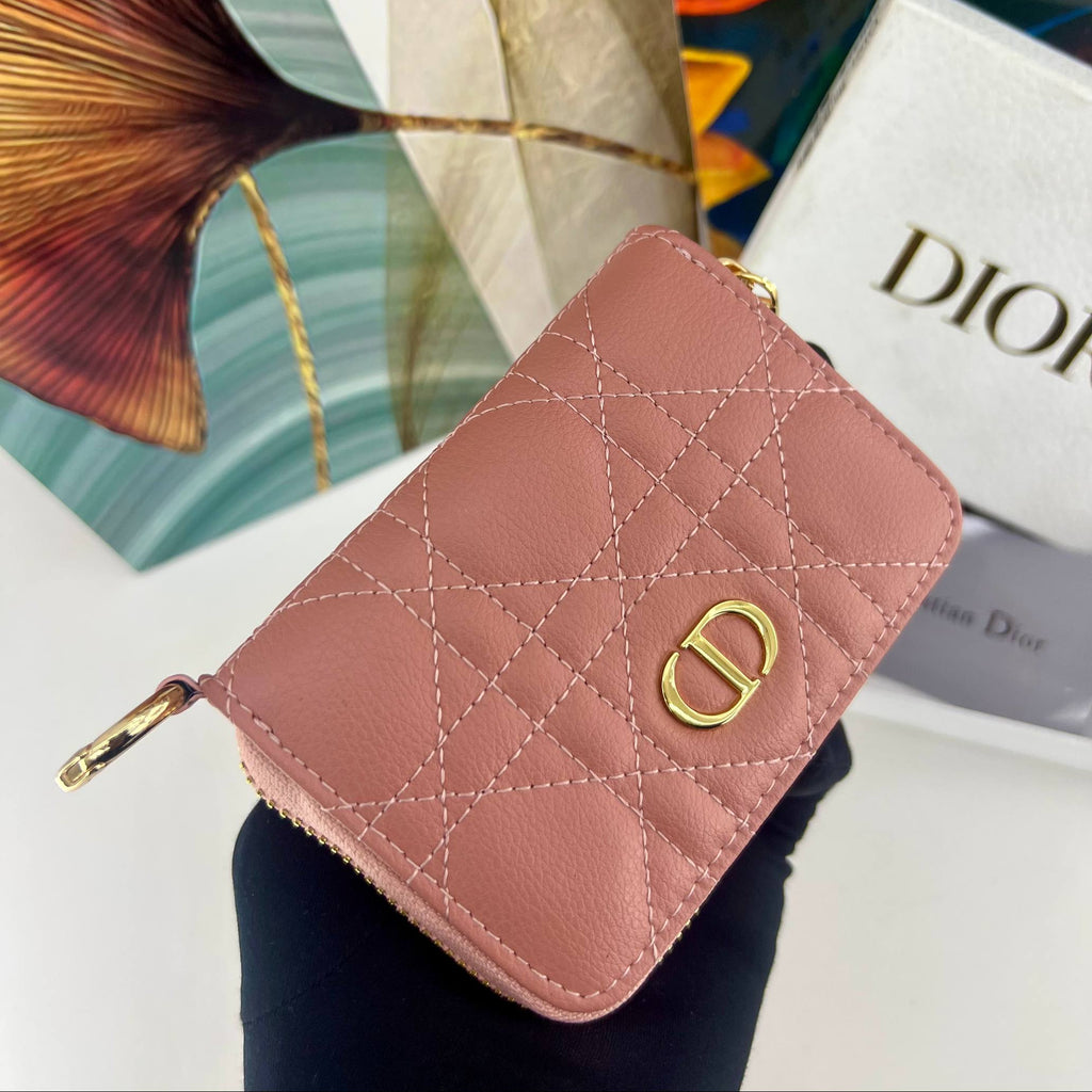 Caro Compact Zipped Wallet Dior 🖤✨👜