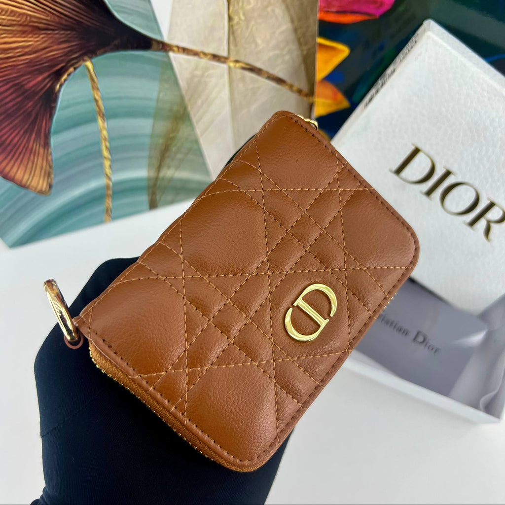 Caro Compact Zipped Wallet Dior 🖤✨👜