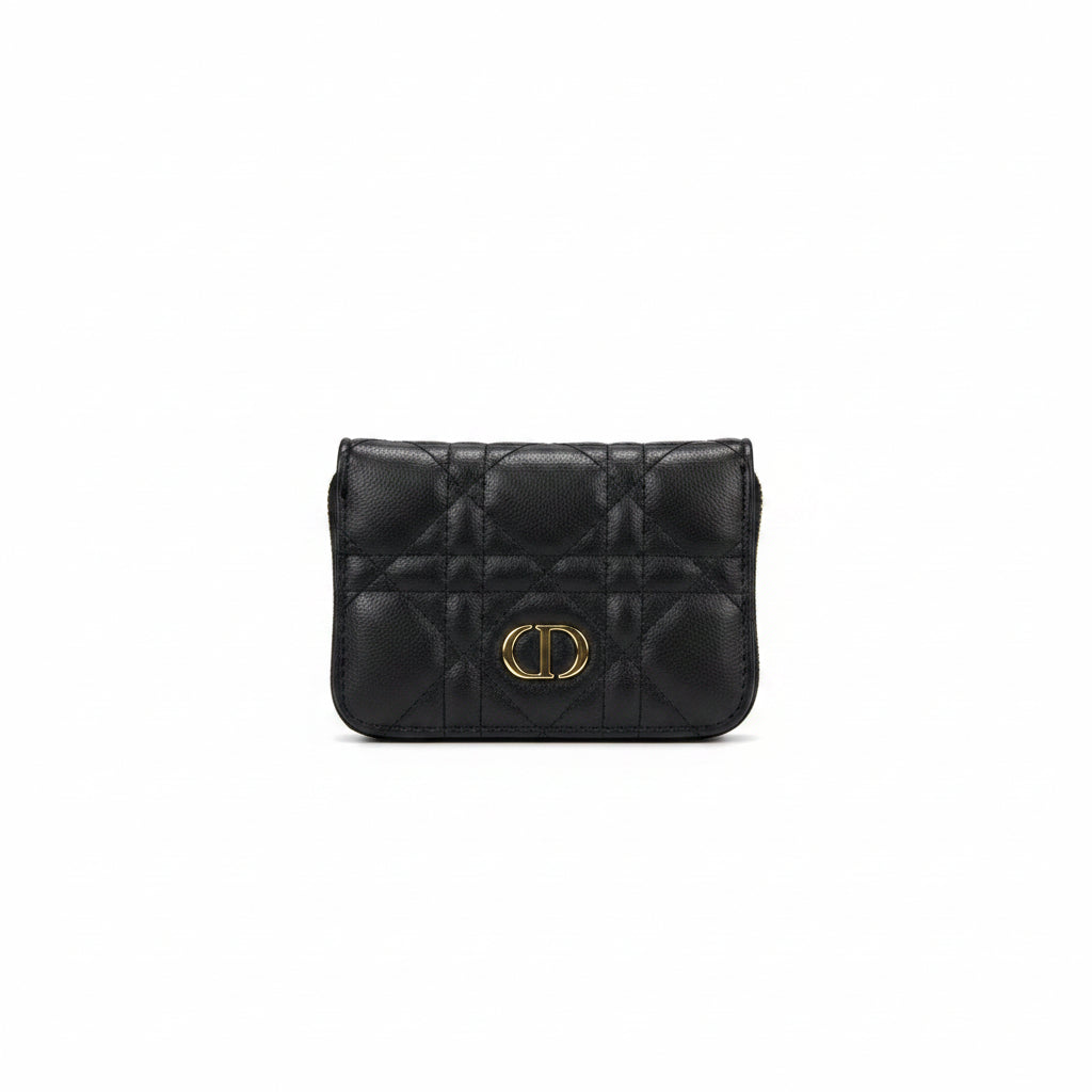 Caro Compact Zipped Wallet Dior 🖤✨👜