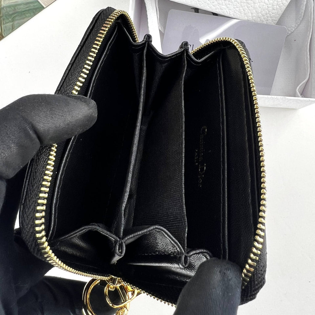 Caro Compact Zipped Wallet Dior 🖤✨👜