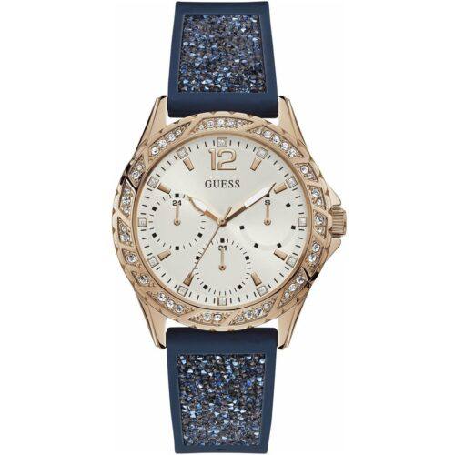 Guess Sparkle Glitz Rose Gold Tone Multifunction Watch Set ✨⌚💎