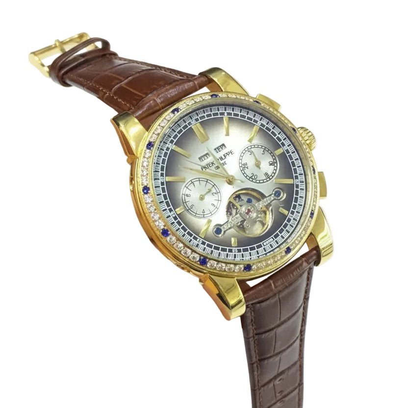 Patek Philippe Grand Complication Watch with Diamond Bezel ⌚✨💎